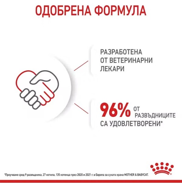 Royal Canin Mother and Babycat - Суха храна за бременни и кърмещи котки и подрастващи котенца от 1 до 4 месеца